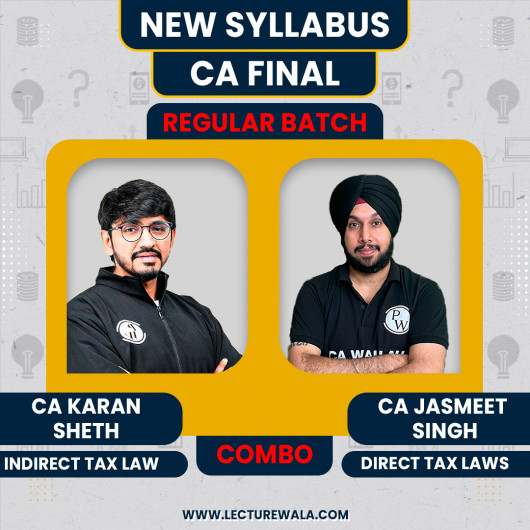 CA Final Regular Batch May / Sep2026 & Onwards Group 2 Combo by ca karan sheth and Jasmeet singh