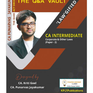 CA Inter Paper 2 – Corporate and Other Laws Q&A Vault : By CA Punarvas Jayakumar ( For Nov 2023 )
