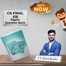 CA Final Financial Reporting Digest Question Bank (Vol 3 and 4 ) By CA Aakash Kandoi Applicable for May &amp; Nov 2024