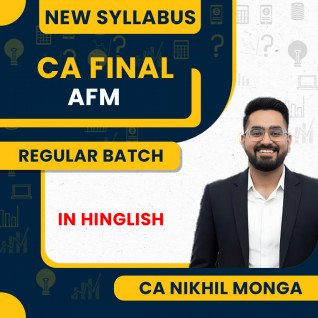 CA Nikhil Monga AFM Question Bank Batch Online Classes For CA Final