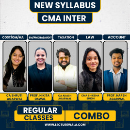 Akash Agarwal Classes All Subjects Combo Regular Online Classes For CMA Inter : Online Classes