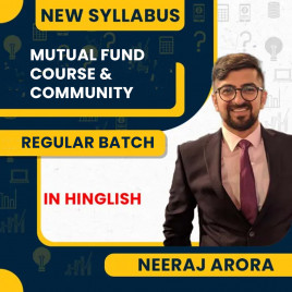 Neeraj Arora Mutual Fund Course &amp; Community - Live plus: online claases