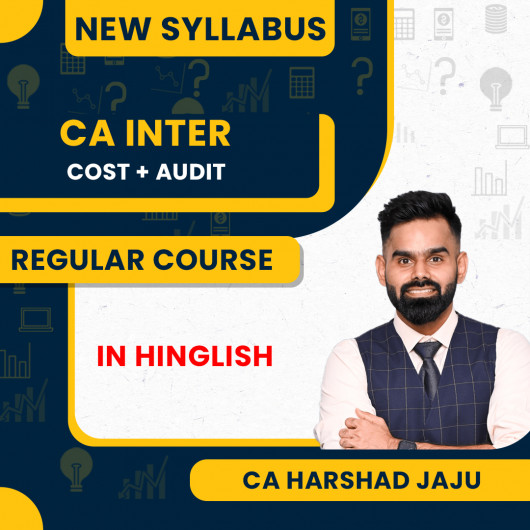 CA Harshad Jaju Cost & Management Accounting And Audit Regular Online Classes For CA Inter : Google Drive / Pen Drive Classes