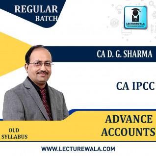 CA Ipcc Advance Accounts Regular Course : Video Lecture + Study Material By DG Sharma (For Nov. 2021 & May 2021)