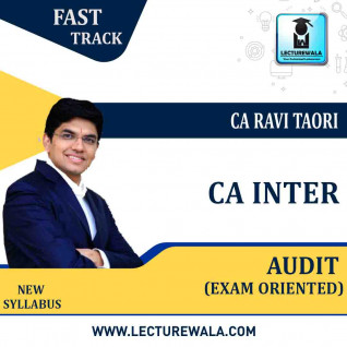 CA Inter Audit Exam Oriented Super 20 Crash Course : Video Lecture + Study Material By CA Ravi Taori (For May 2022 & Nov2022 )