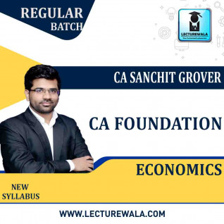CA Foundation Economics Regular Course: by CA Sanchit Grover : Pen drive / online classes