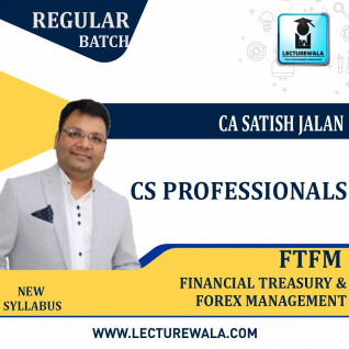 CS Professionals FTFM Regular Course : Video Lecture + Study Material By CA Satish Jalan (For Nov 2022)