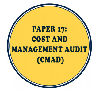 PAPER 17: COST AND MANAGEMENT AUDIT (CMAD)
