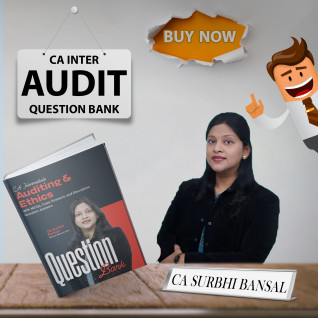 CA Surbhi Bansal Auditing and Ethics Question Bank For CA Inter : Study Material 