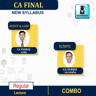 CA Final Audit & Law (Feb. 2021 Batch) & SCMPE (Latest Rec.) New Syllabus Regular Course By CA PANKAJ GARG & CA SANJAY AGARWAL : Pen Drive / Online Classes