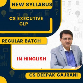 CS Deepak Gajrani Company Law Regular Online Classes For CS Executive 