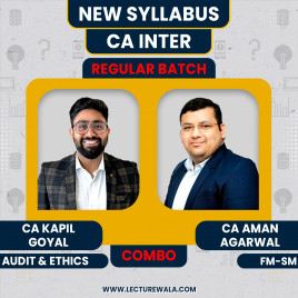 CA Aman Agarwal FM-SM &amp; CA Kapil Goyal Audit Combo Regular Classes For CA Inter: Google Drive Classes