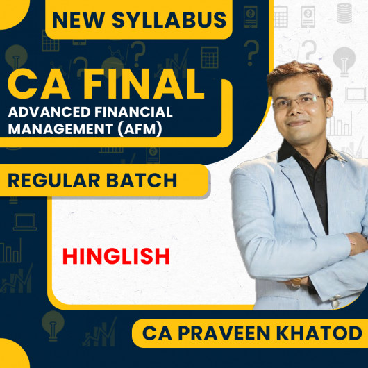 CA Praveen Khatod AFM Regular Live Online Classes For CA Final: Online Classes. CA Praveen Khatod AFM Regular Live Online Classes For CA Final: Online Classes.