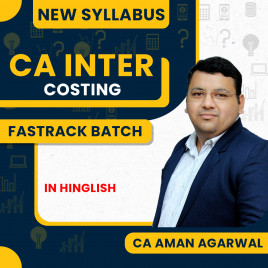 CA Aman Agarwal Costing Fastrack Online Classes For CA Inter: Pen Drive &amp; Google Drive Classes