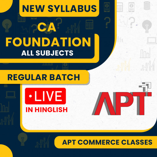 APT Commerce Classes All Subject Regular Live Online Classes For CA Foundation : Live Online / Face To Face Offline Classes. APT Commerce Classes All Subject Regular Live Online Classes For CA Foundation : Live Online / Face To Face Offline Classes.