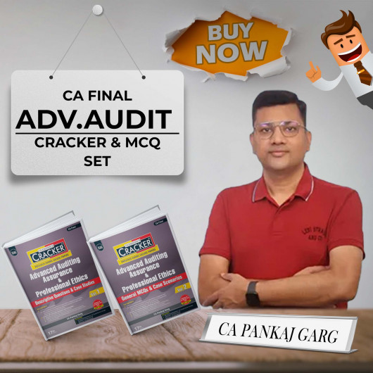 CA Pankaj Garg Advanced Auditing Cracker Book & MCQ and intergrated case 16th Edition For CA Final: Study Material