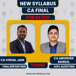 CA Vishal Jain FR &amp; CA Abhishek Bansal Audit Exam Oriented Combo Classes In Hinglish For CA Final : Online Classes