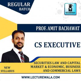 CS Executive Securities Law And Capital Market &amp; Economic Business and Commercial Laws New Syllabus Regular Course By Amit Bachhawat: Google Drive / Pen Drive