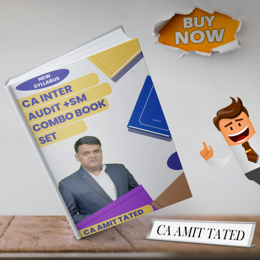 CA Amit Tated Audit + SM TRB Book With Audit Book Set For CA Inter