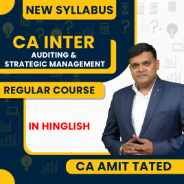 CA Amit tated Auditing &amp; SM Regular Online Combo Classes For CA Inter