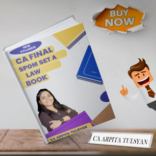 CA Arpita Tulsyan SPOM Set A- Laws Book Set For CA Final : Study Material