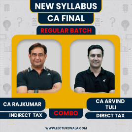 CA Arvind Tuli Direct + International &amp; CA Rajkumar IDT Taxation Combo Regular Batch For CA Final