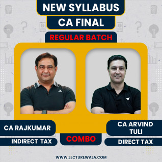 CA Arvind Tuli Direct + International & CA Rajkumar IDT Taxation Combo Regular Batch For CA Final