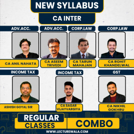 CA Inter New Syllabus Group - 1 All Subjects Regular Combo Batch By Nahata Academy 