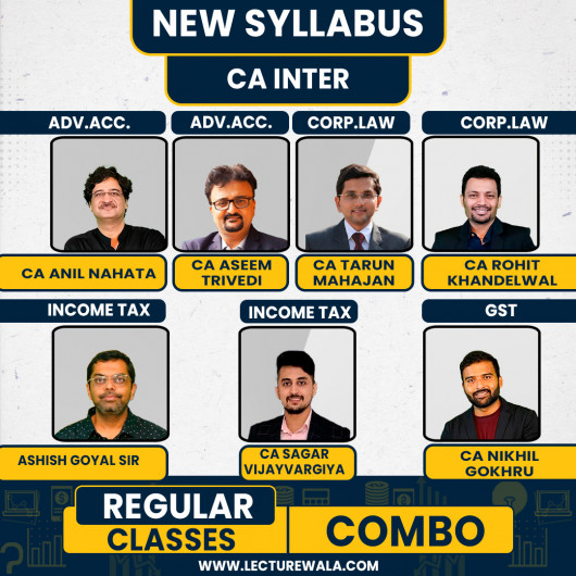 CA Inter New Syllabus Group - 1 All Subjects Regular Combo Batch By Nahata Academy CA Inter New Syllabus Group - 1 All Subjects Regular Combo Batch By Nahata Academy