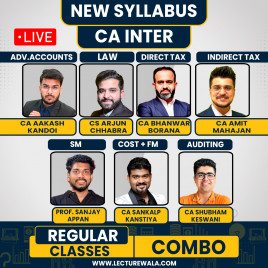 CA Inter Both Group Combo Live Regular Batch By BB Virtual