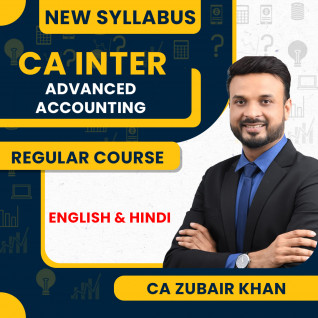 CA Zubair Khan Advanced Accounting Regular Live Online Classes For CA Inter New Syllabus