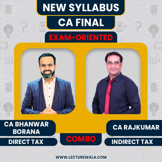CA Final DT Fast Track and IDT 2.0 Full Course Combo By CA Bhanwar Borana and CA Rajkumar