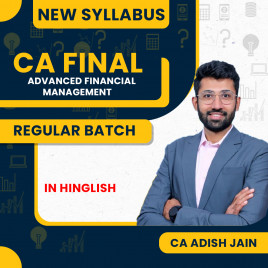 CA Adish Jain Advanced Financial Management New Syllabus Regular Online Classes For CA Final : Google Drive &amp; Pen Drive Classes.