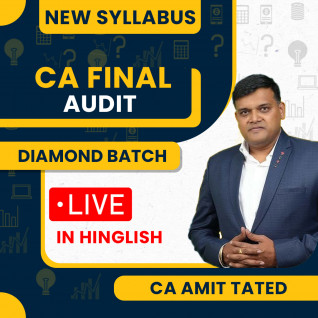 CA/CS Amit Tated Advanced Auditing Regular Online Live Classes For CA Final