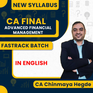 CA Final Advanced Financial Management Fastrack Classes By CA Chinmaya Hegde : Online Classes