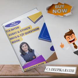 CA Inter Auditing MCQ &amp; True or False Question Bank Book By CA Deepika Rathi: Study Material