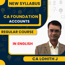 CA Foundation Accounting Regular Course By CA Lohith j: Pendrive / Online classes.