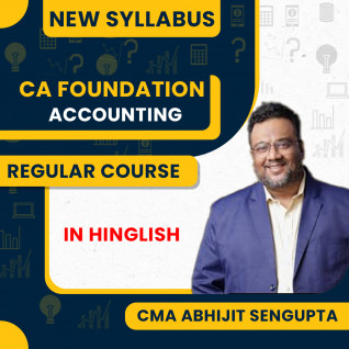  CA Foundation Accounting PARAM LIVE At Home Batch Study Material Batch by CMA Abhijit Sengupta Sir : Pen Drive / Google Drive