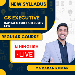 CS Paper 5 Capital Market & Security Laws Regular Live Batch For Dec 25 By CA Karan Kumar