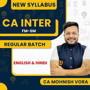 CA Inter Financial Management and Strategic Management Regular Batch By CA Mohnish Vora