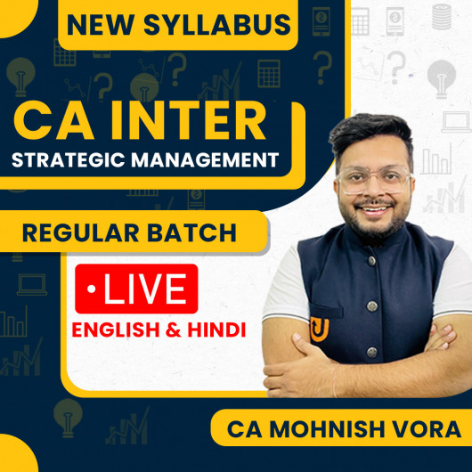 CA Mohnish Vora SM Regular live Online Classes For CA Inter 