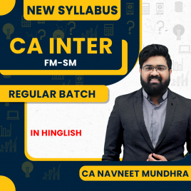 CA Navneet Mundra FM &amp; SM Regular Batch For CA Inter 
