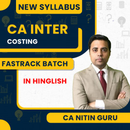 CA Inter Costing Fastrack Recorded Batch By CA Nitin Guru 