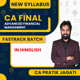 CA Pratik Jagati Advanced Financial Management Fastrack Batch For CA Final