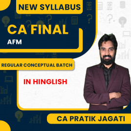 CA Pratik Jagati Advanced Financial Management Regular Batch Conceptual Batch For CA Final