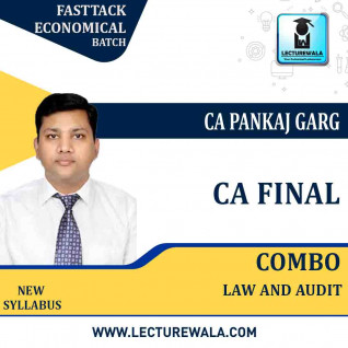 CA Final Law And Audit Combo (Fasttrack Economical Batch) : Video Lecture + Study Material By CA Pankaj Garg : Pen Drive / Online Classes