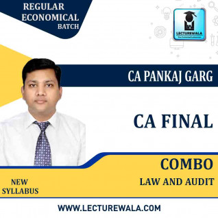 CA Final Law And Audit Combo (Regular Economical Batch) By CA Pankaj Garg : Pen Drive / Online Classes