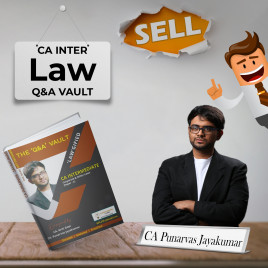 CA Inter New Syllabus Corporate and Other Laws Q&amp;A Vault By CA Punarvas Jayakumar : Online Study Material