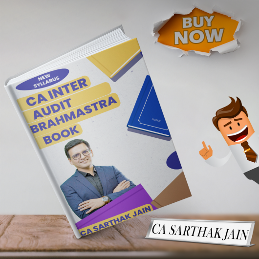 Inter Audit Brahmastra Book: BY CA Sarthak Jain.