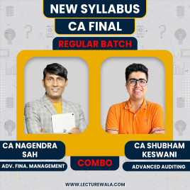  CA Final AFM &amp; Audit Recorded Regular Batch Combo by CA Nagendra Sah &amp; CA Shubham Keswani : Online Classes 